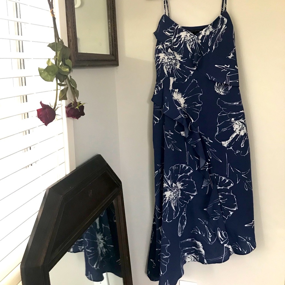 Asymmetrical Ruffled Sun Dress